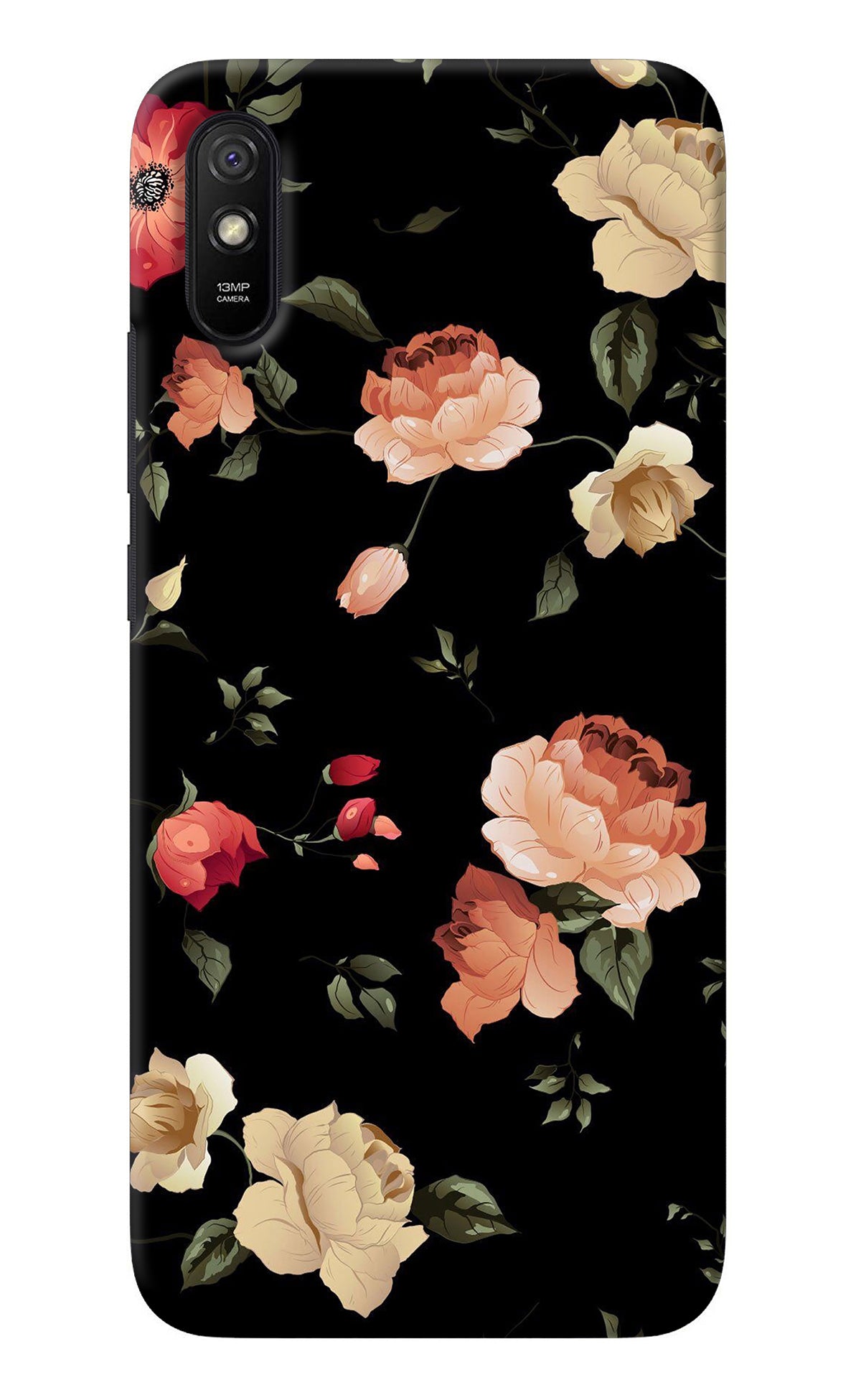 Flowers Redmi 9A/9i Back Cover