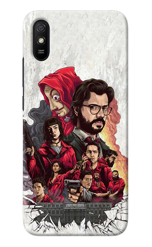 Money Heist Artwork Redmi 9A/9i Back Cover