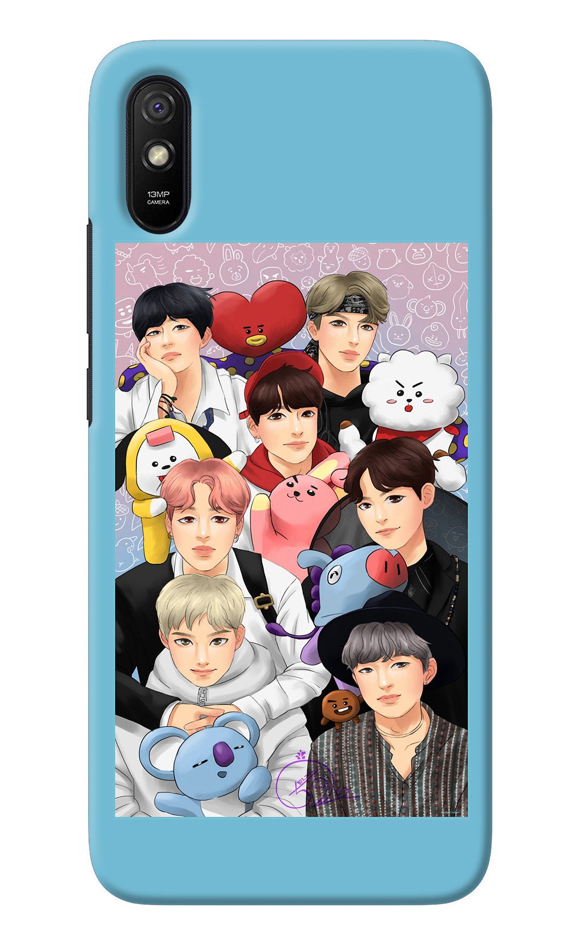 BTS with animals Redmi 9A/9i Back Cover