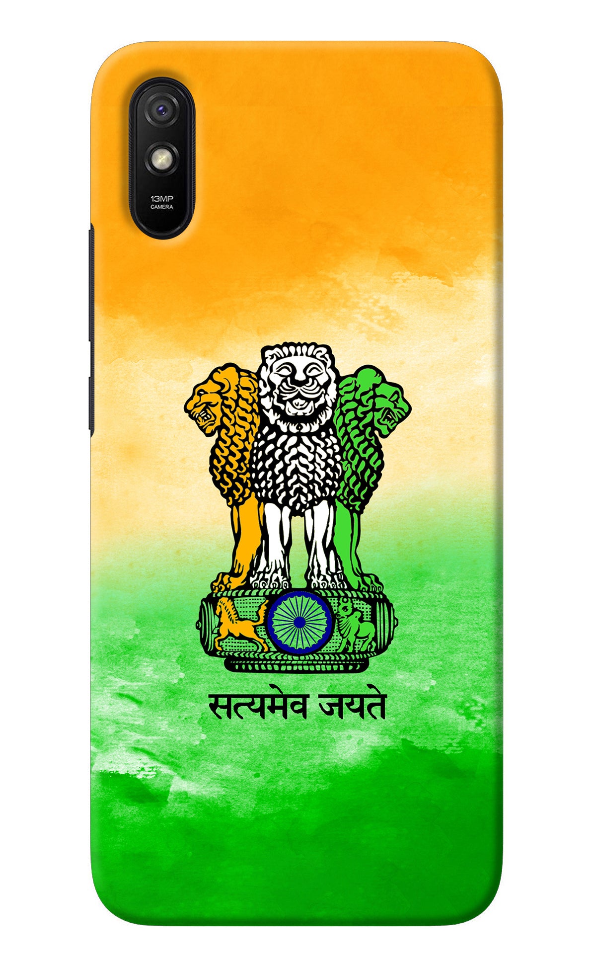 Satyamev Jayate Flag Redmi 9A/9i Back Cover