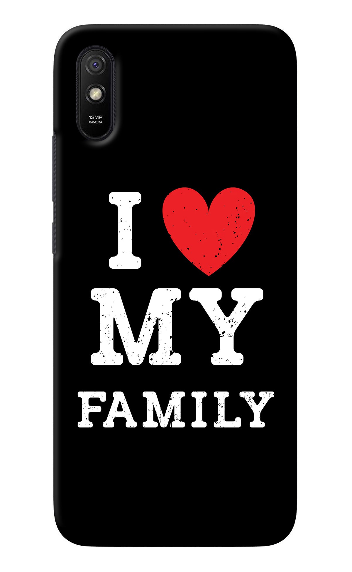 I Love My Family Redmi 9A/9i Back Cover