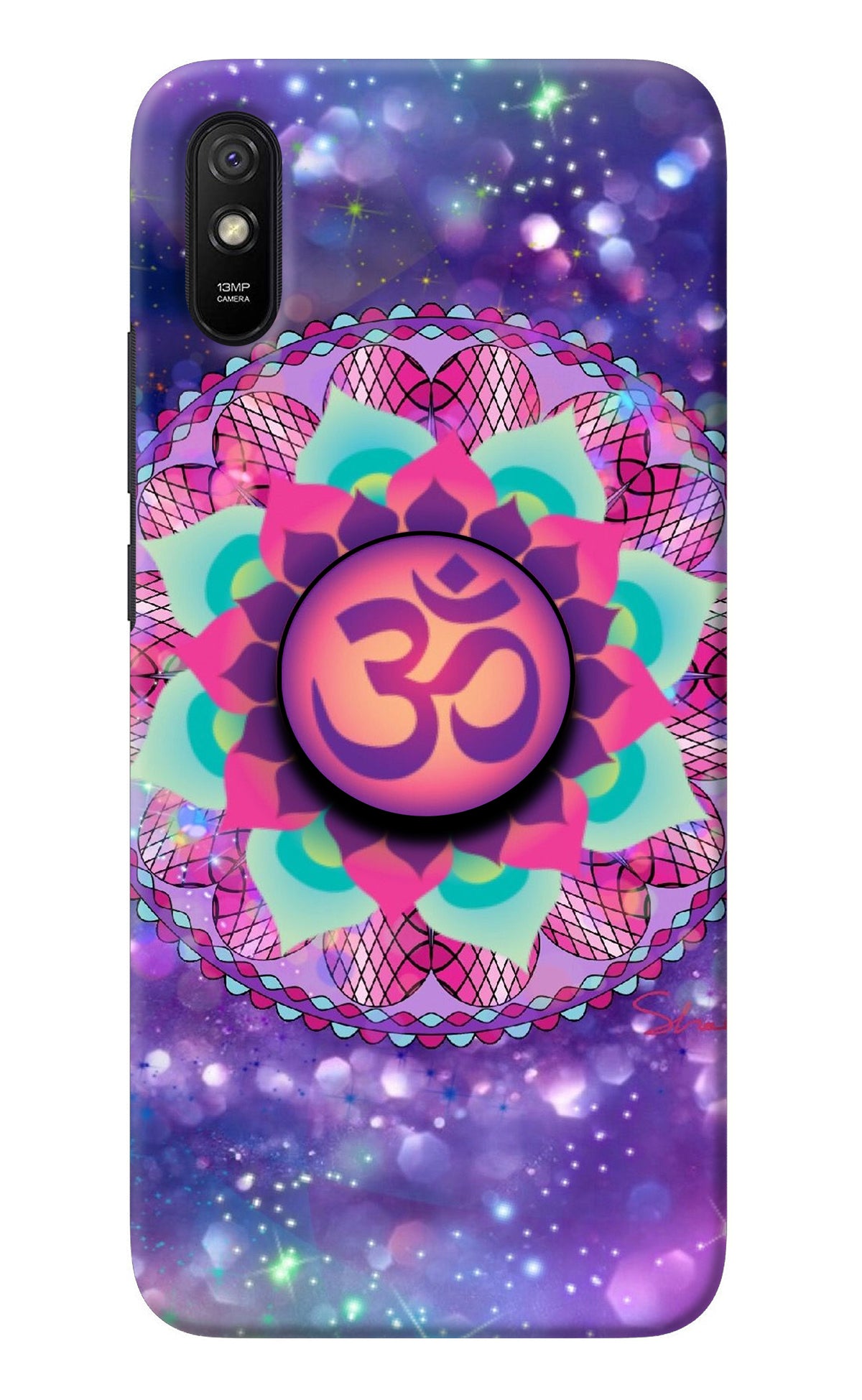 Om Purple Redmi 9A/9i Pop Case