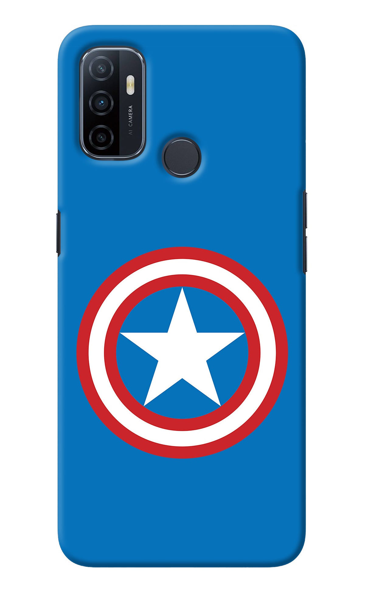 Captain America Logo Oppo A53 2020 Back Cover