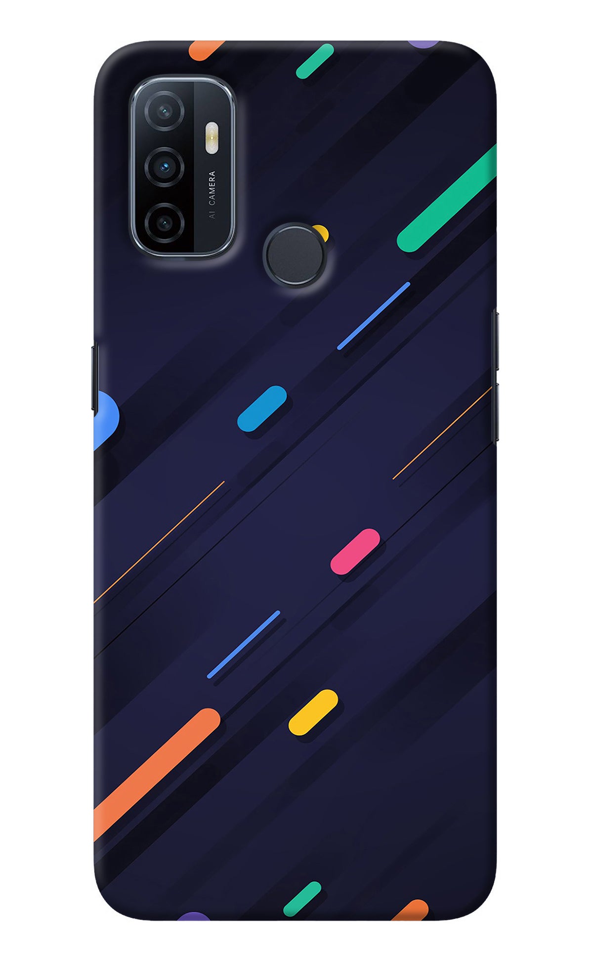 Abstract Design Oppo A53 2020 Back Cover