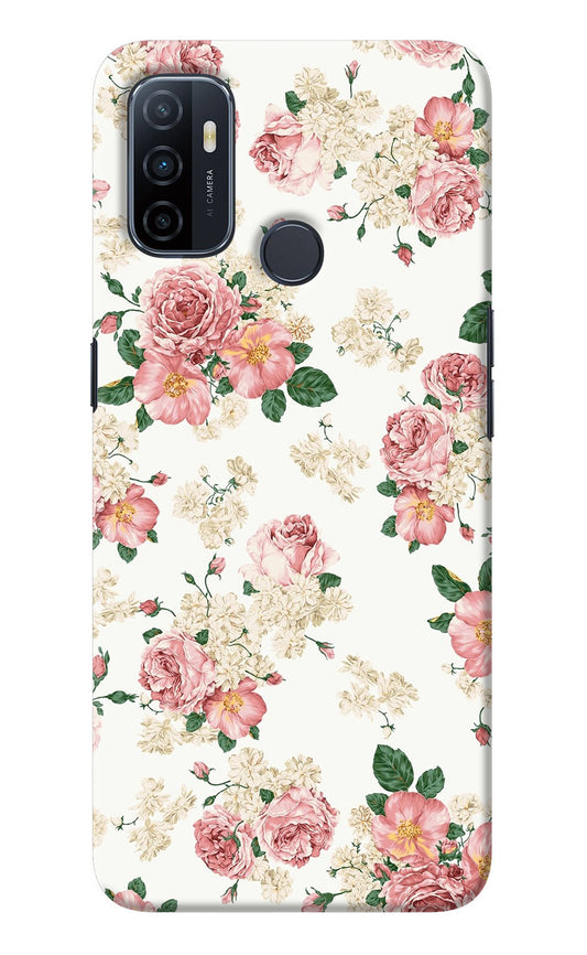 Flowers Oppo A53 2020 Back Cover