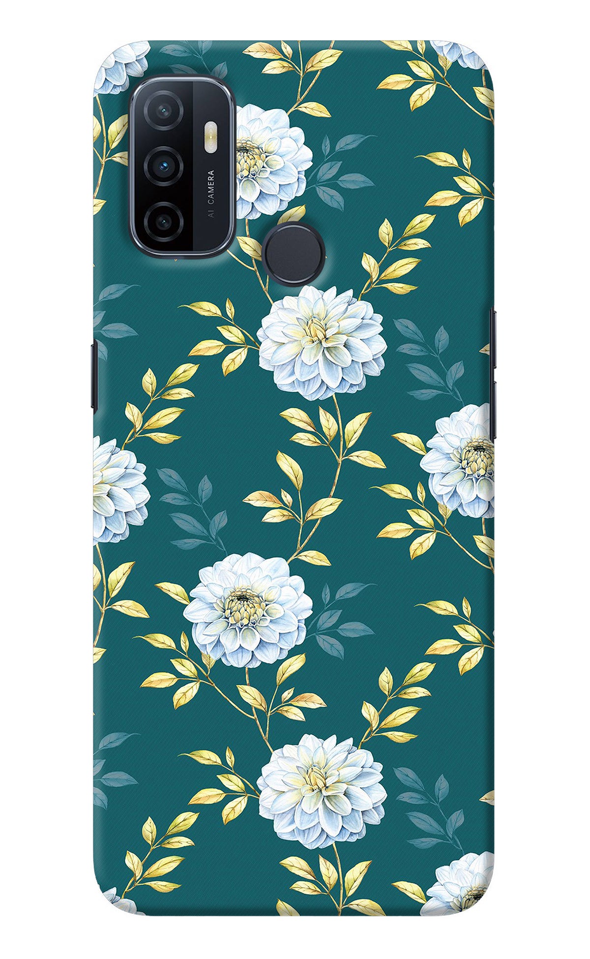 Flowers Oppo A53 2020 Back Cover