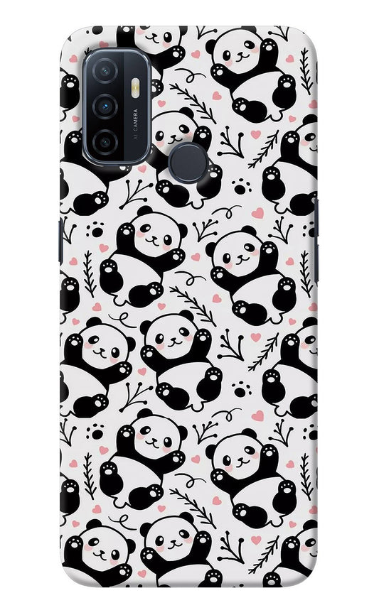 Cute Panda Oppo A53 2020 Back Cover