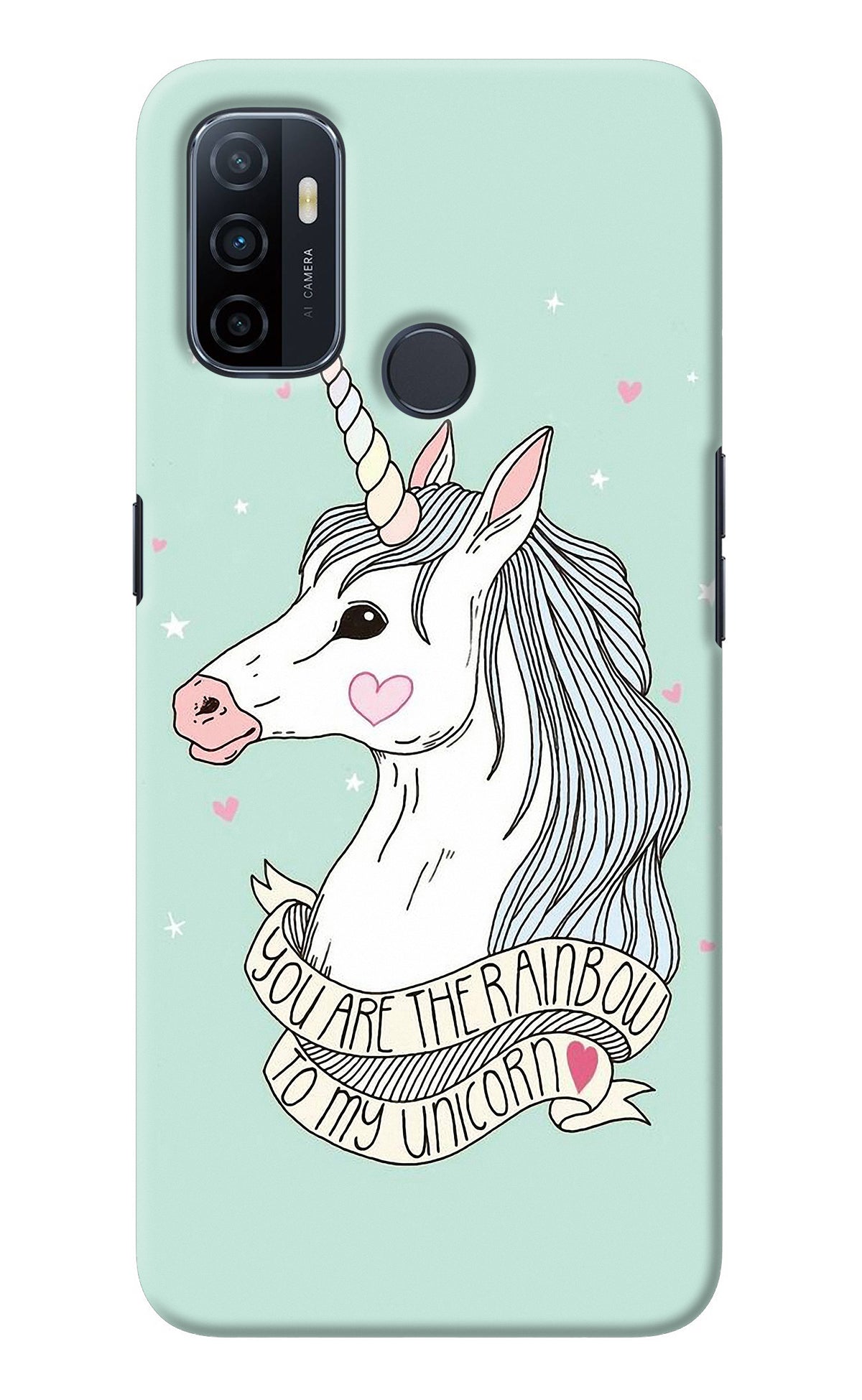 Unicorn Wallpaper Oppo A53 2020 Back Cover