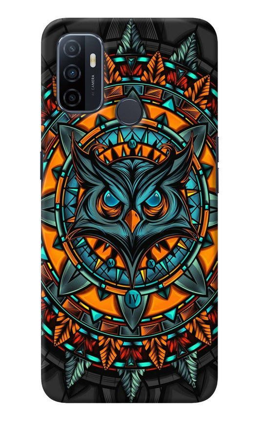 Angry Owl Art Oppo A53 2020 Back Cover