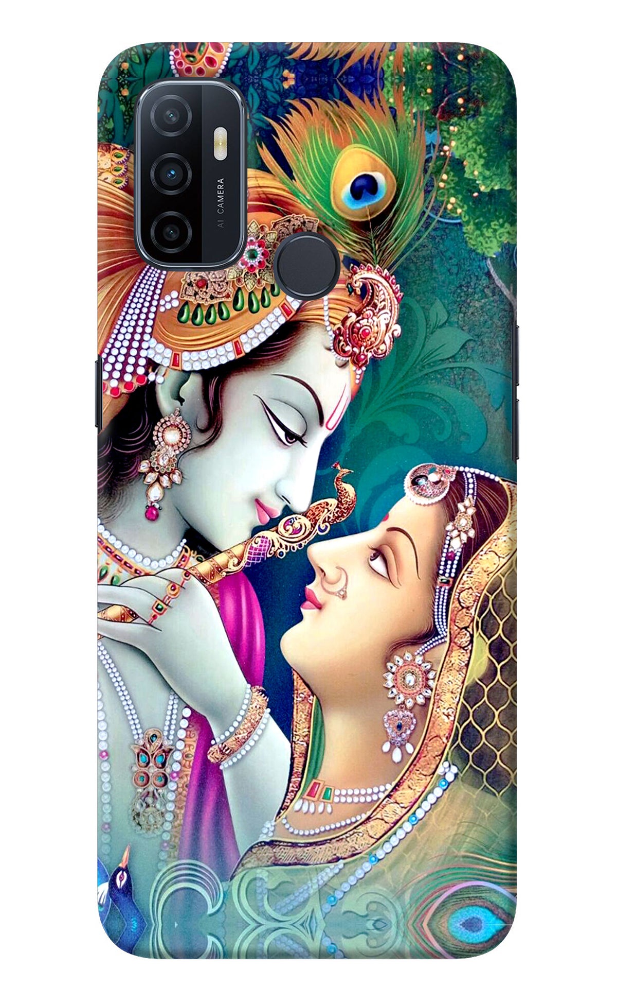 Lord Radha Krishna Oppo A53 2020 Back Cover