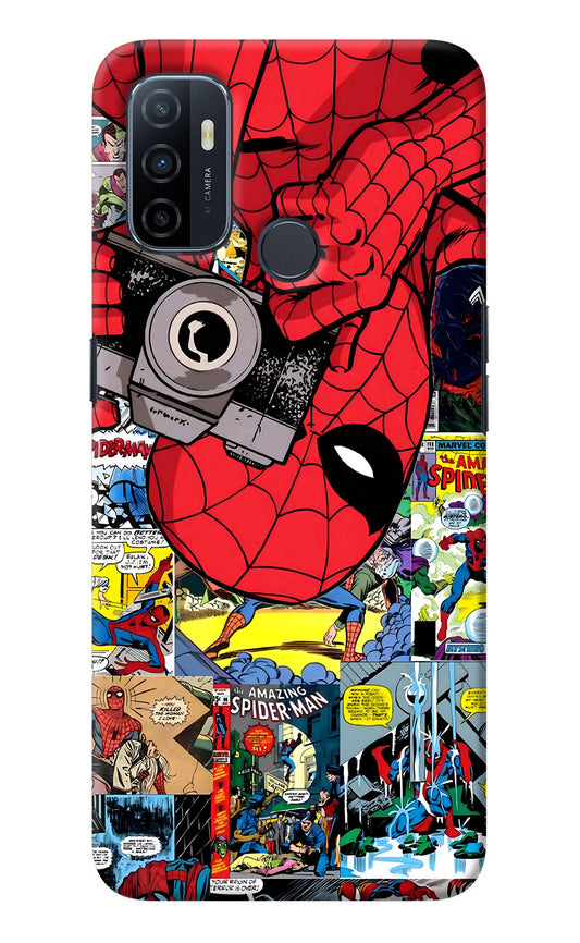 Spider Man Oppo A53 2020 Back Cover