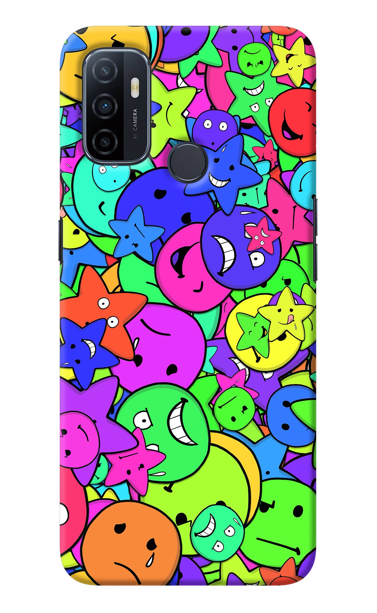 Fun Doodle Oppo A53 2020 Back Cover