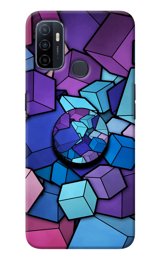 Cubic Abstract Oppo A53 2020 Pop Case