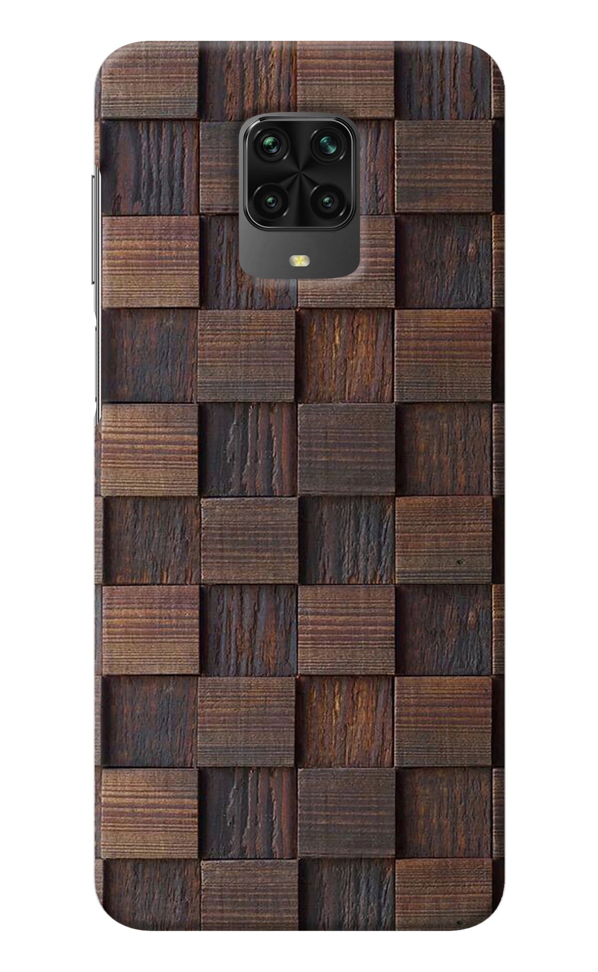 Wooden Cube Design Poco M2 Pro Back Cover