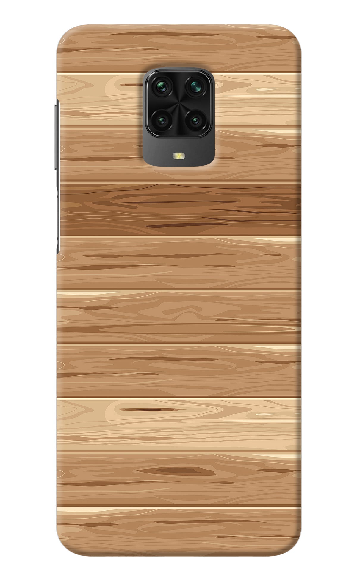 Wooden Vector Poco M2 Pro Back Cover