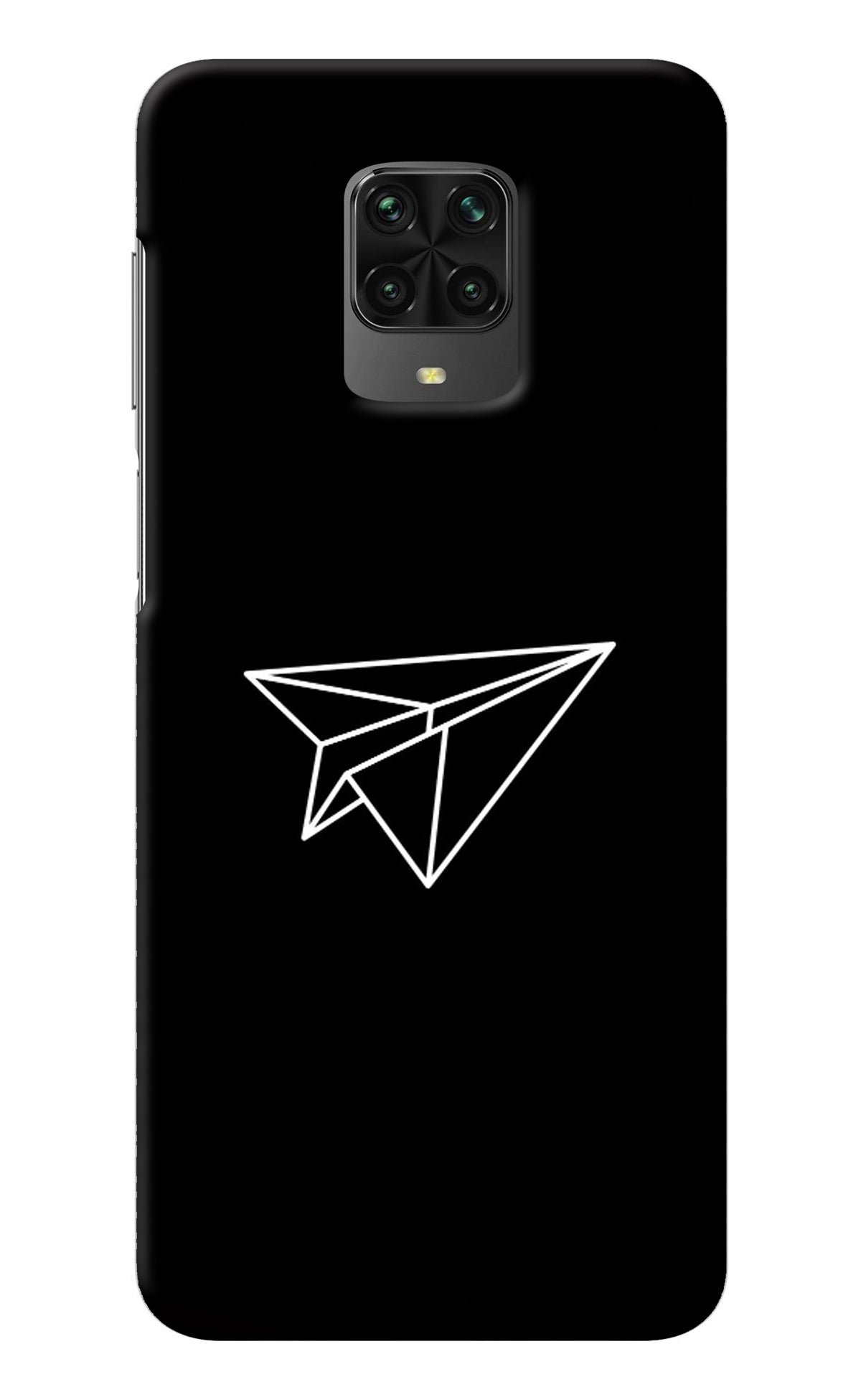 Paper Plane White Poco M2 Pro Back Cover