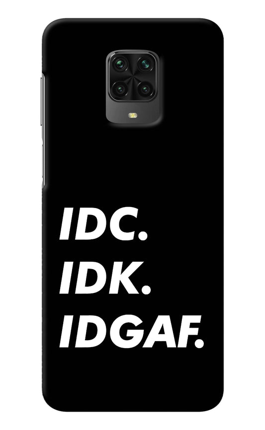 Idc Idk Idgaf Poco M2 Pro Back Cover
