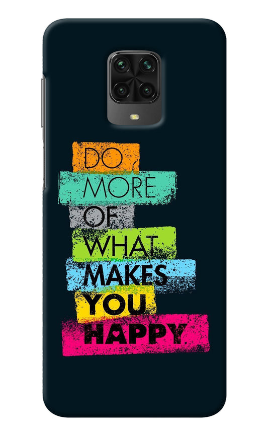 Do More Of What Makes You Happy Poco M2 Pro Back Cover