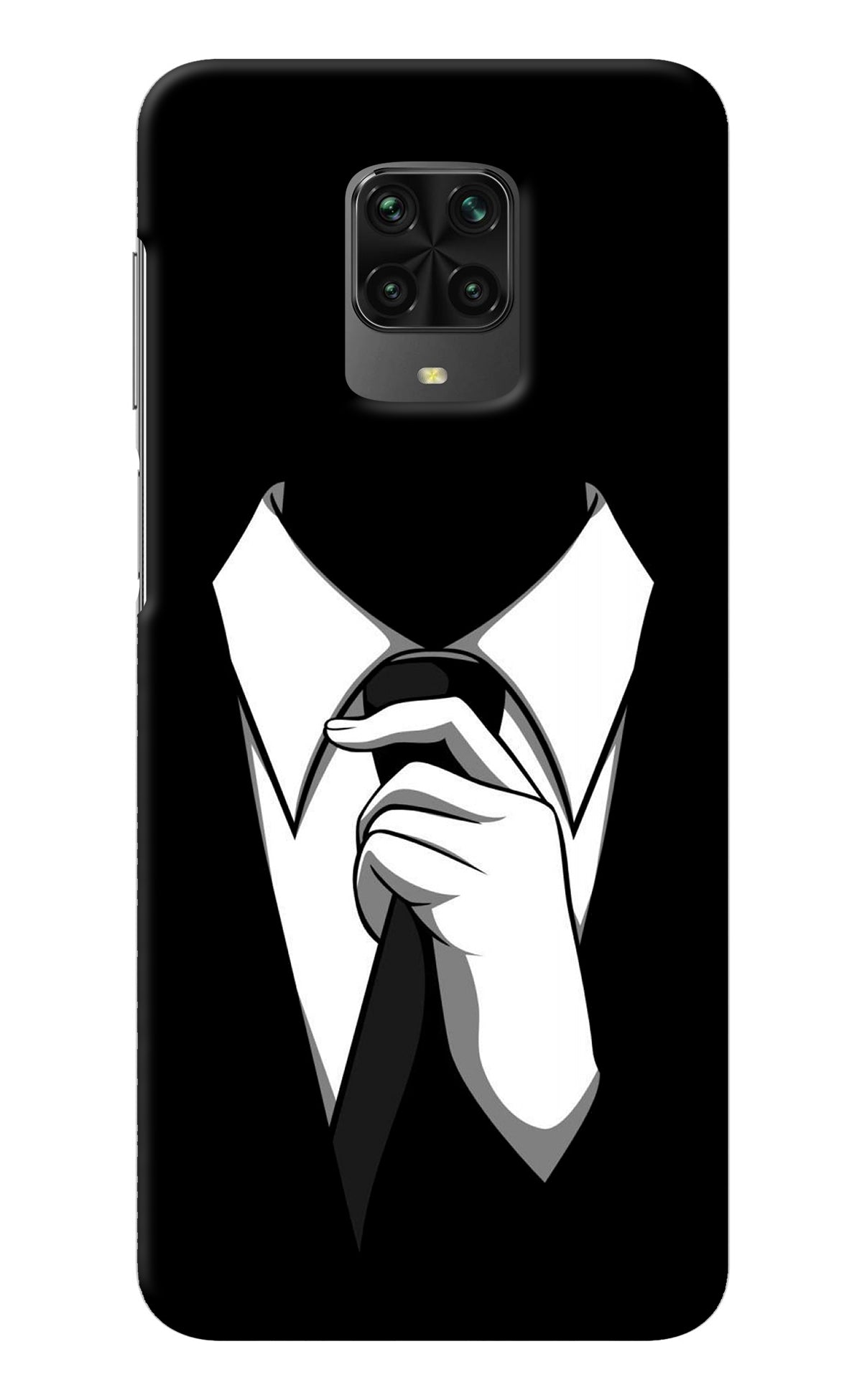 Black Tie Poco M2 Pro Back Cover