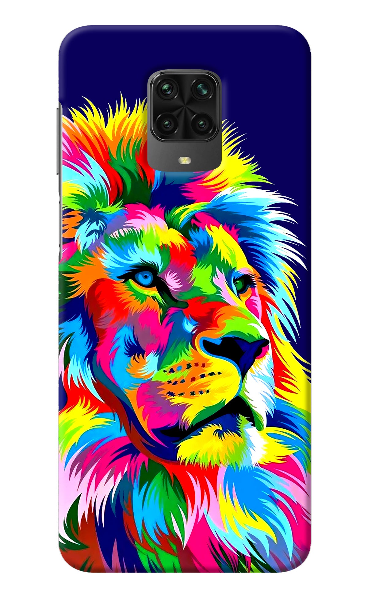 Vector Art Lion Poco M2 Pro Back Cover