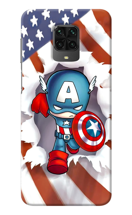 Captain America Poco M2 Pro Back Cover