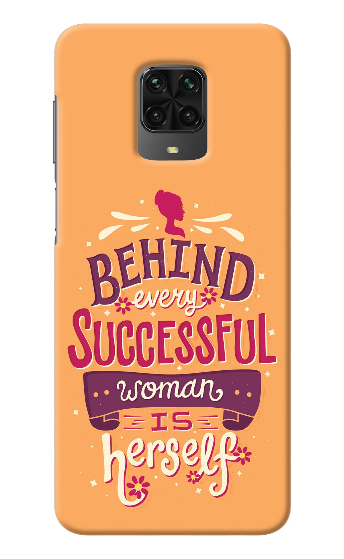 Behind Every Successful Woman There Is Herself Poco M2 Pro Back Cover