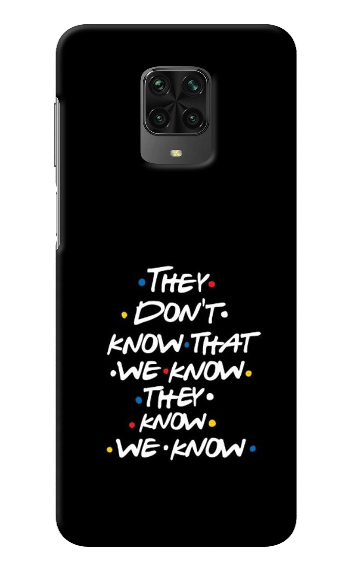 FRIENDS Dialogue Poco M2 Pro Back Cover