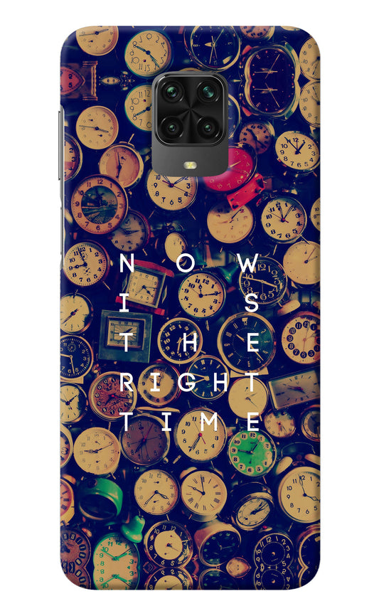 Now is the Right Time Quote Poco M2 Pro Back Cover
