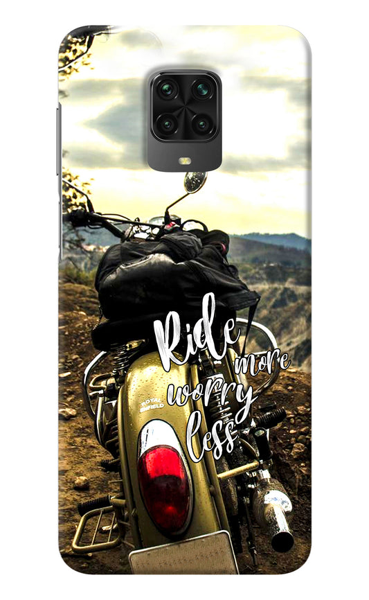 Ride More Worry Less Poco M2 Pro Back Cover