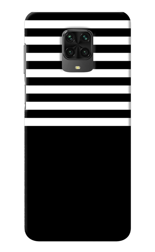 Black and White Print Poco M2 Pro Back Cover