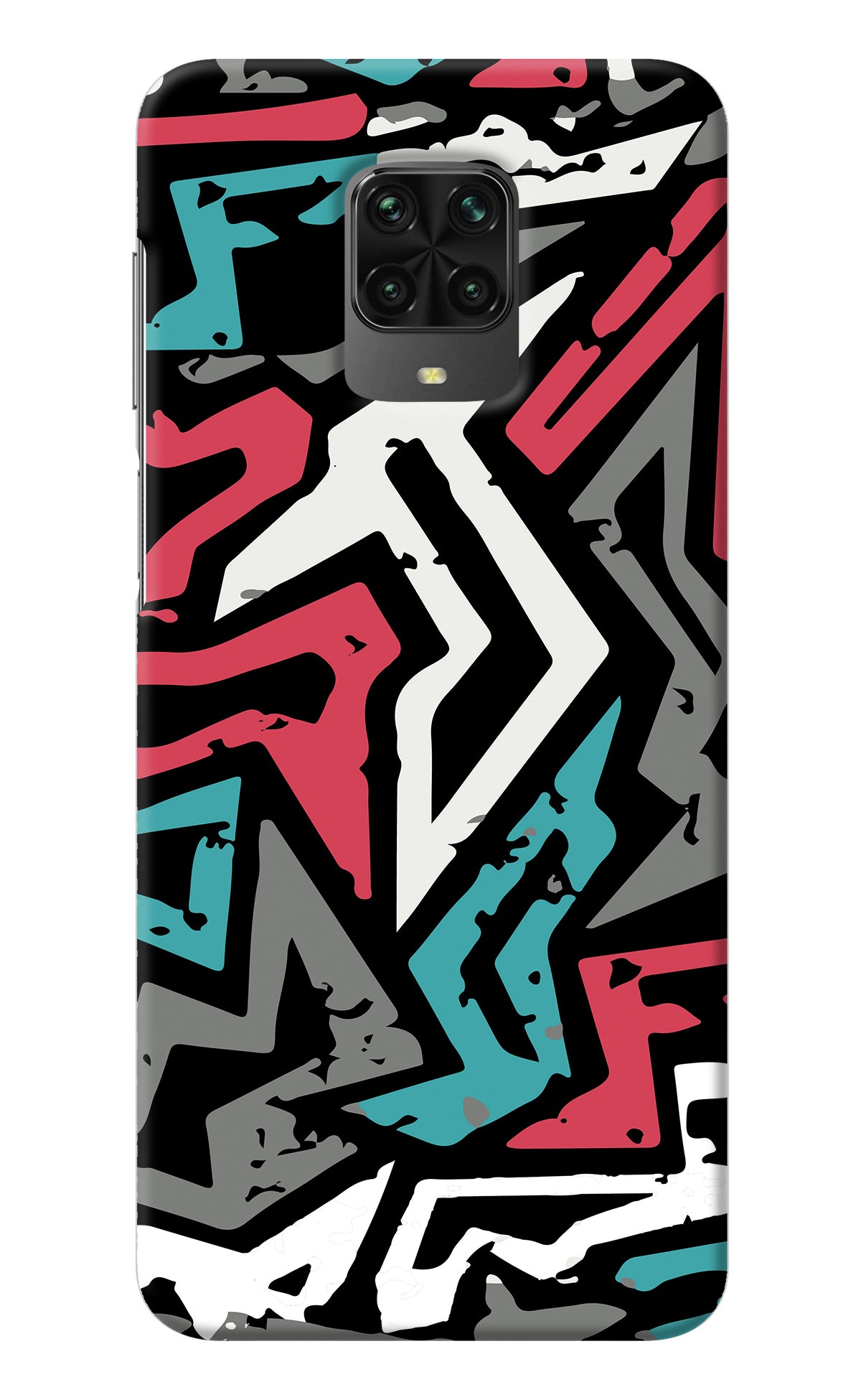 Geometric Graffiti Poco M2 Pro Back Cover