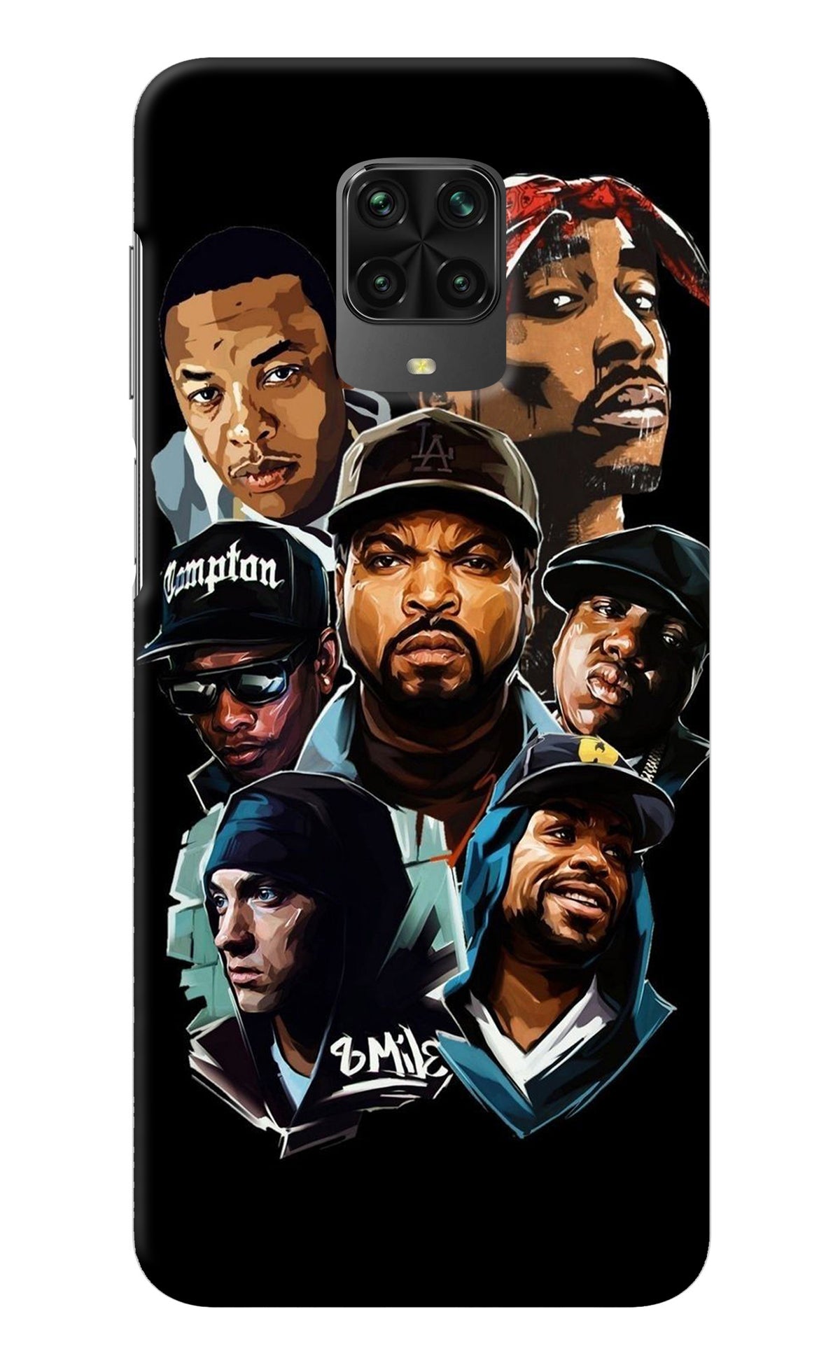 Rappers Poco M2 Pro Back Cover