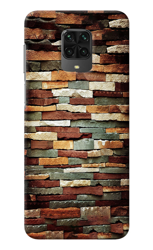 Bricks Pattern Poco M2 Pro Back Cover