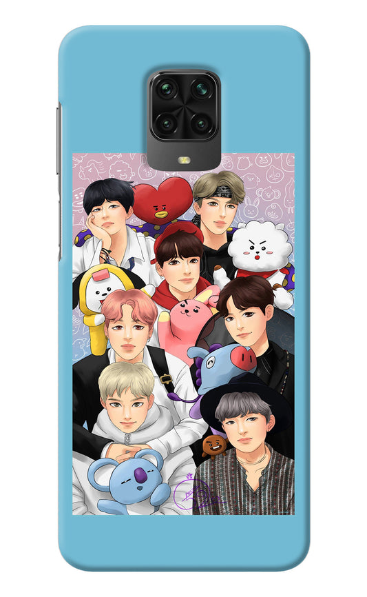 BTS with animals Poco M2 Pro Back Cover