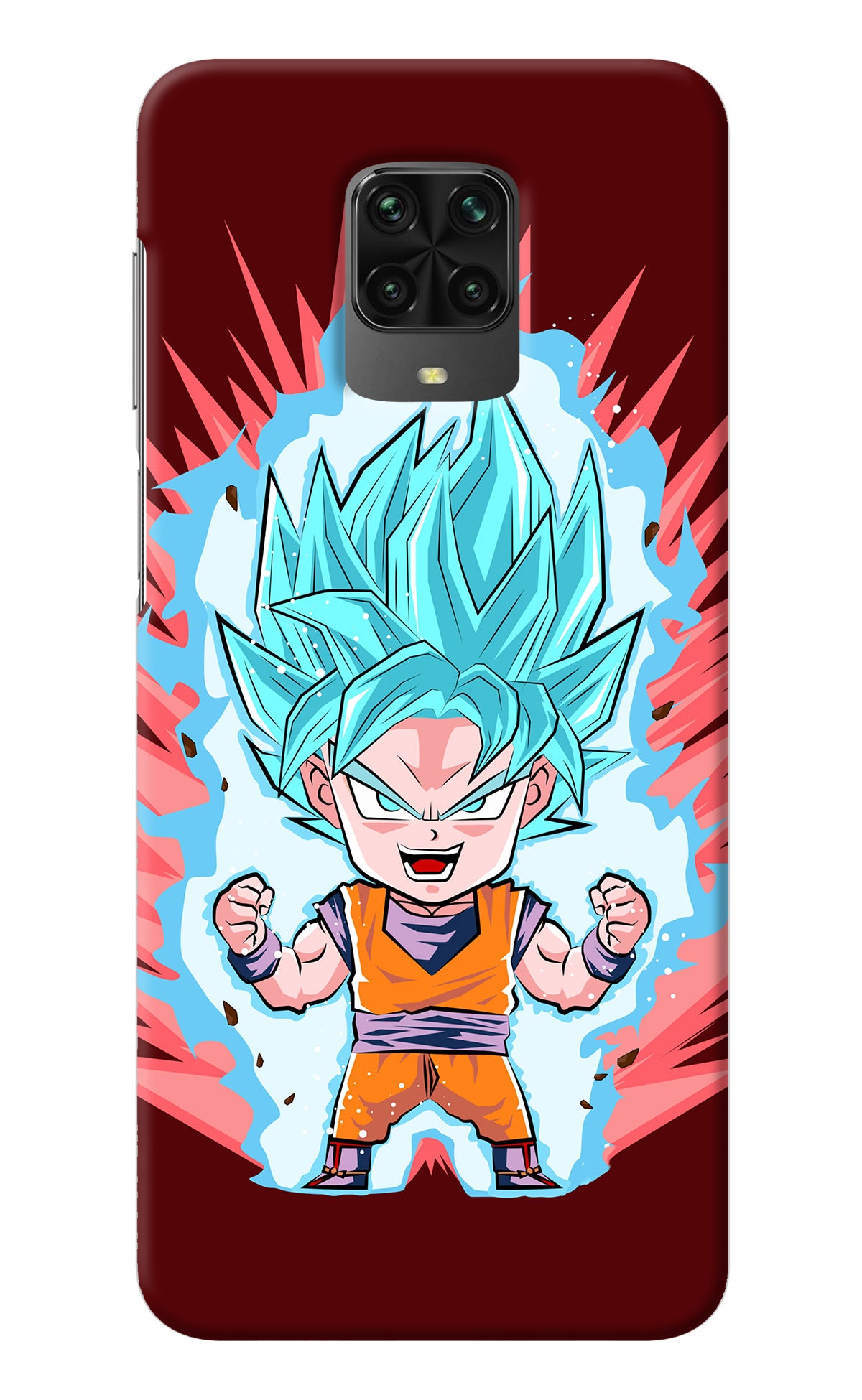 Goku Little Poco M2 Pro Back Cover