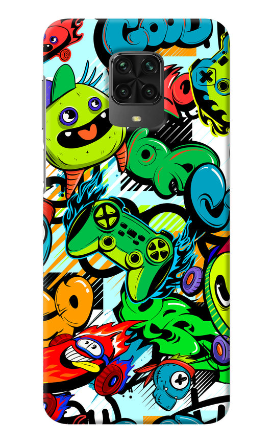 Game Doodle Poco M2 Pro Back Cover
