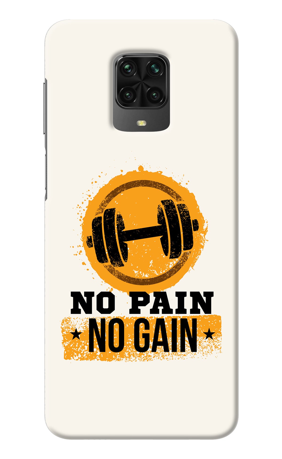 No Pain No Gain Poco M2 Pro Back Cover