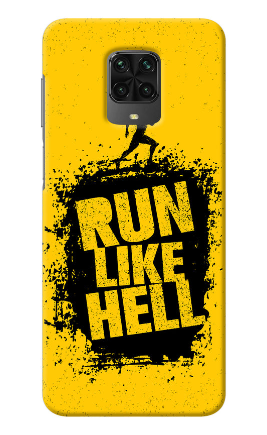 Run Like Hell Poco M2 Pro Back Cover