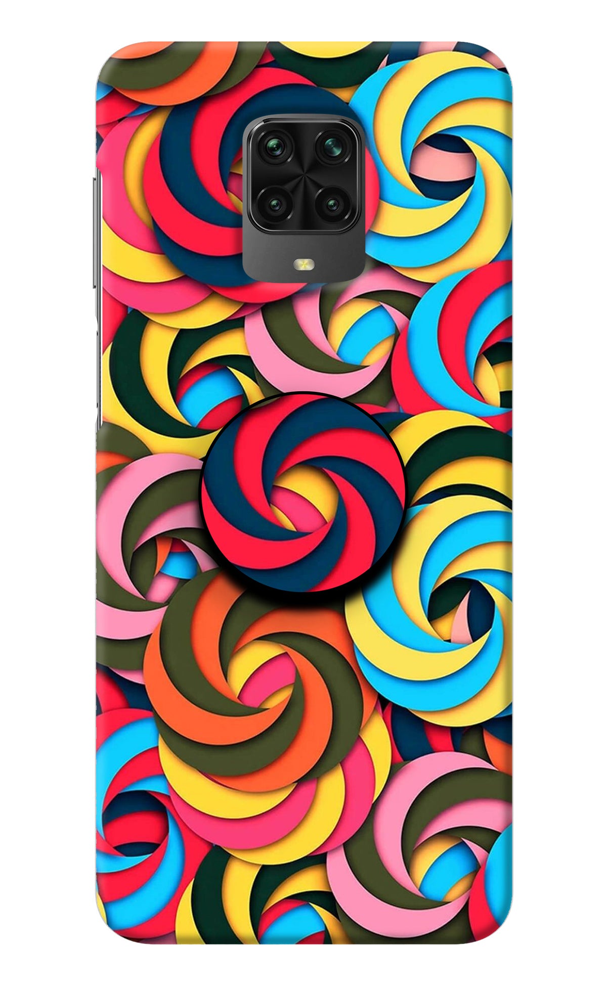 Spiral Pattern Poco M2 Pro Pop Case