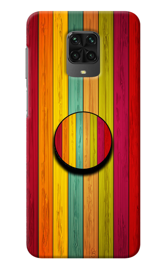 Multicolor Wooden Poco M2 Pro Pop Case