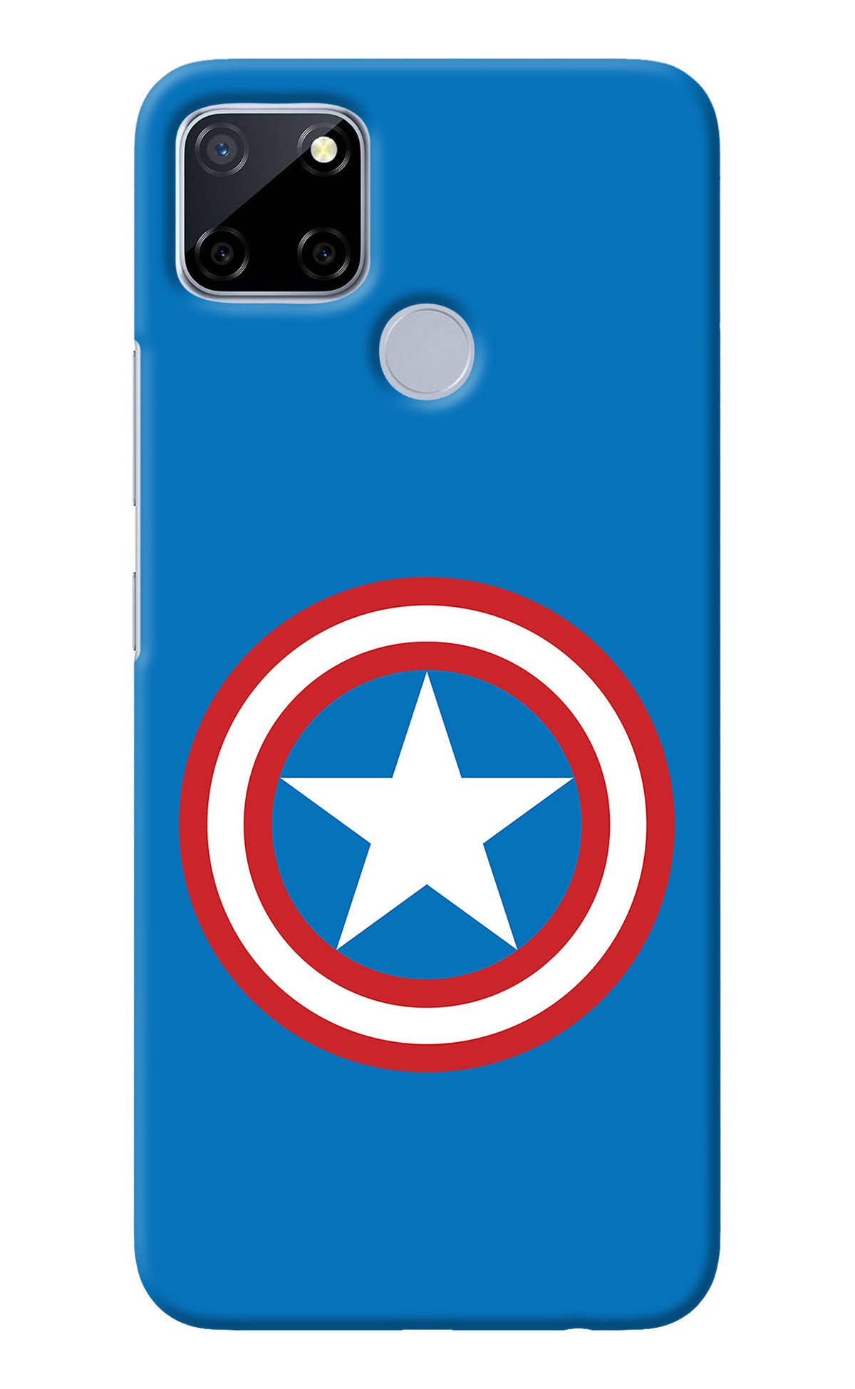 Captain America Logo Realme C12/Narzo 20 Back Cover