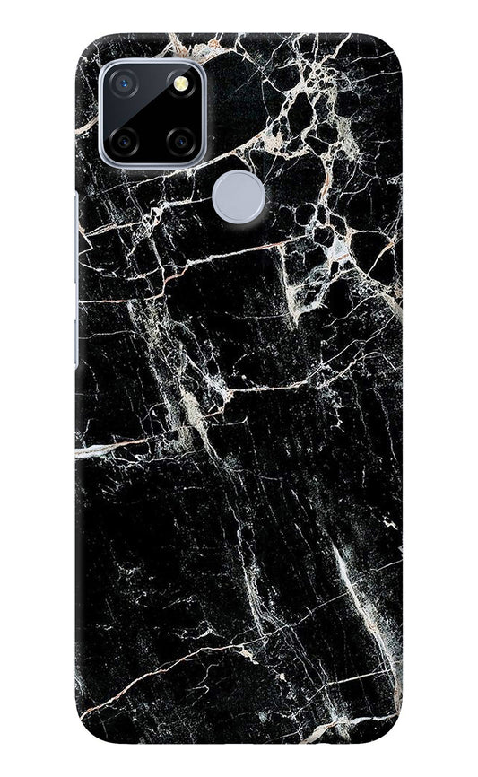 Black Marble Texture Realme C12/Narzo 20 Back Cover