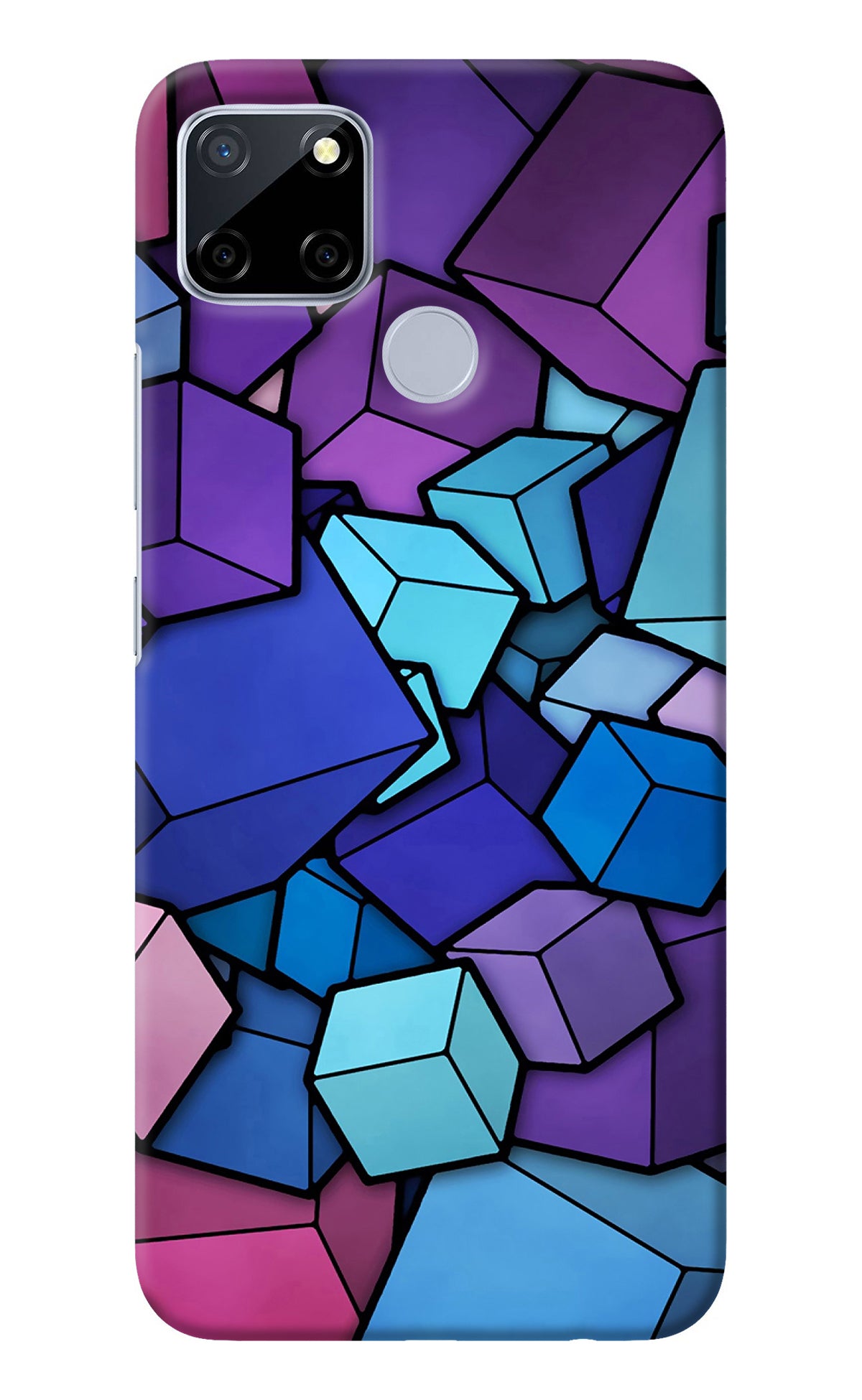 Cubic Abstract Realme C12/Narzo 20 Back Cover