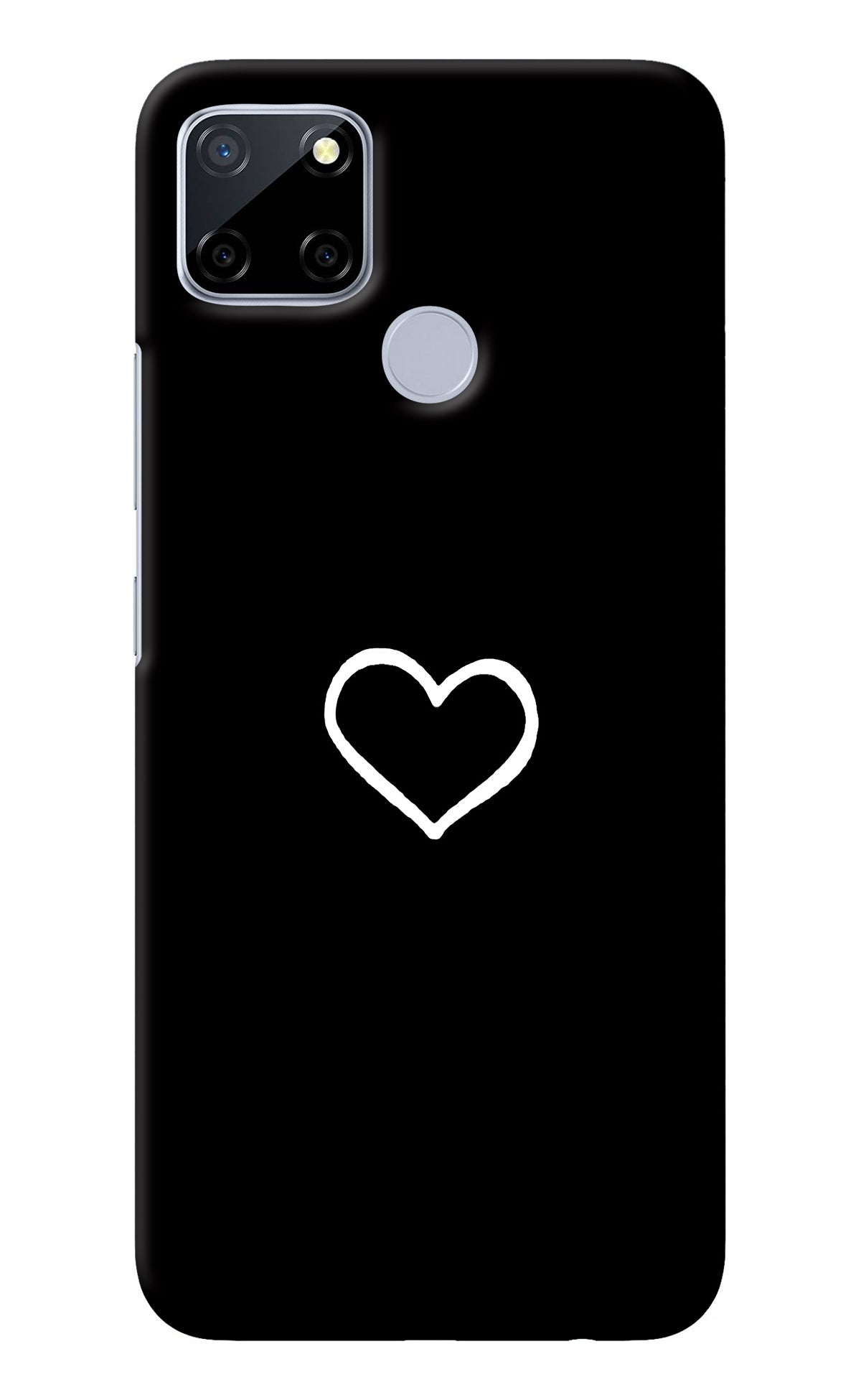 Heart Realme C12/Narzo 20 Back Cover