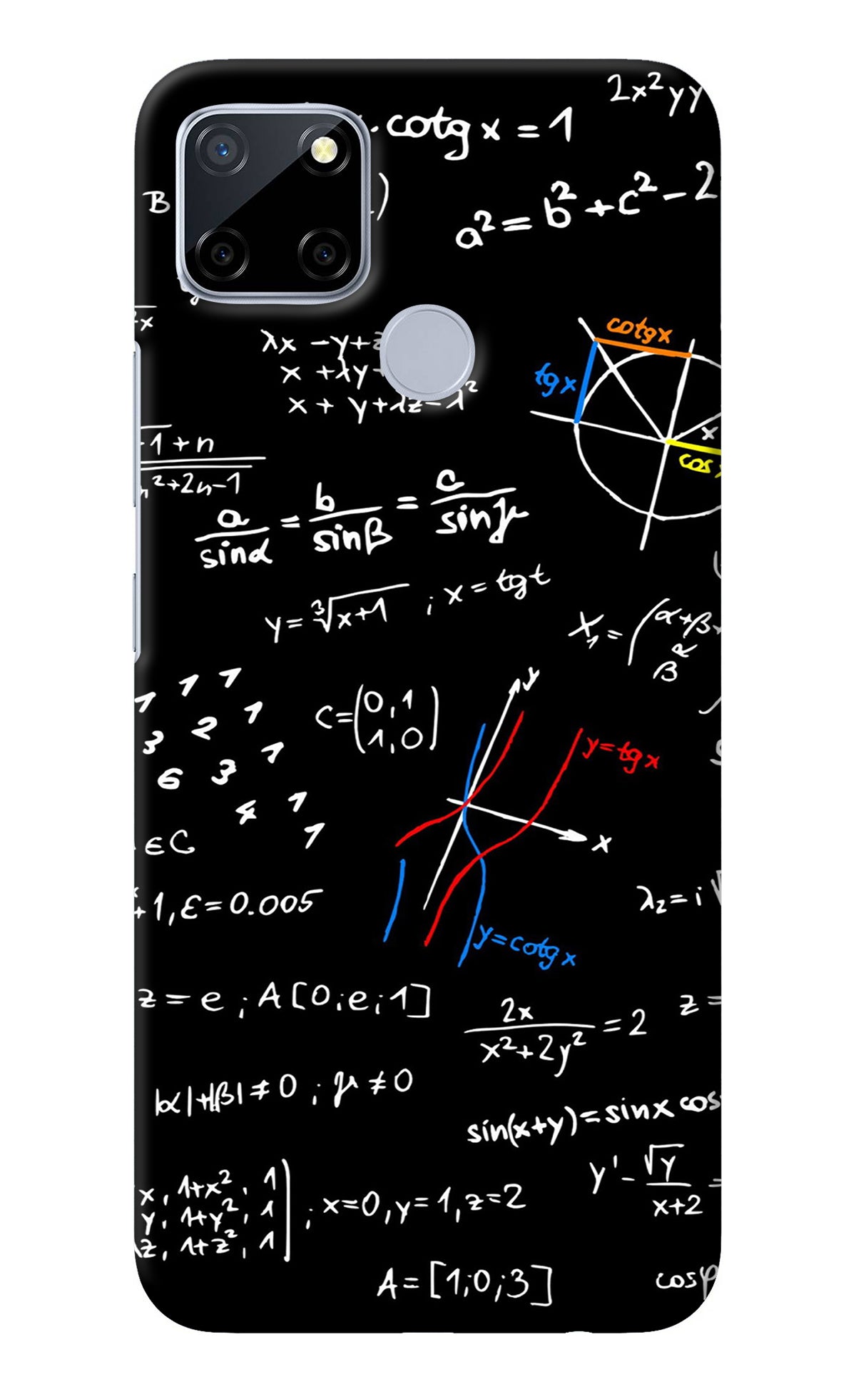 Mathematics Formula Realme C12/Narzo 20 Back Cover