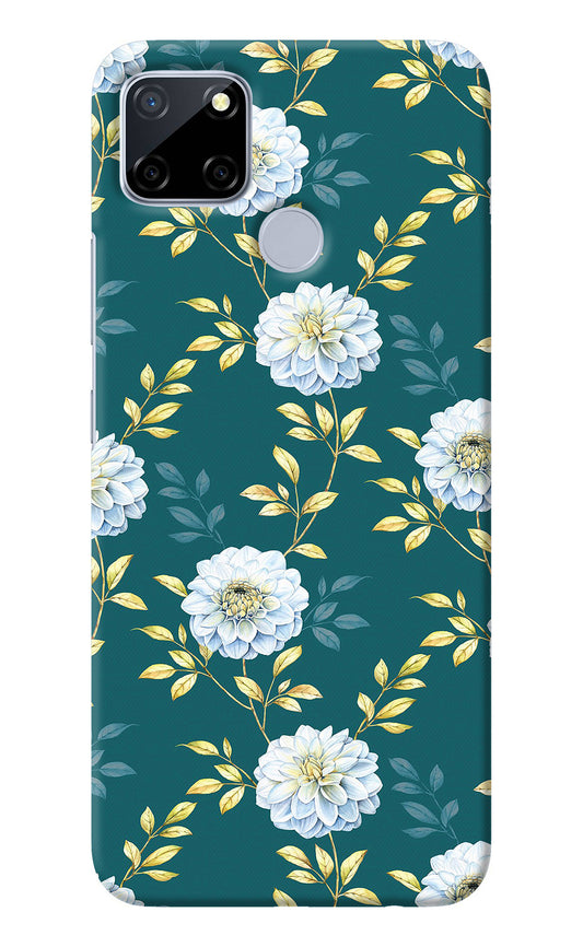 Flowers Realme C12/Narzo 20 Back Cover