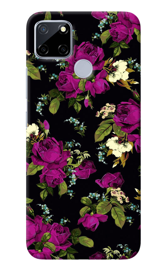 Flowers Realme C12/Narzo 20 Back Cover