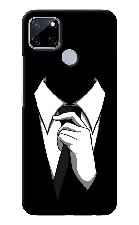 Black Tie Realme C12/Narzo 20 Back Cover