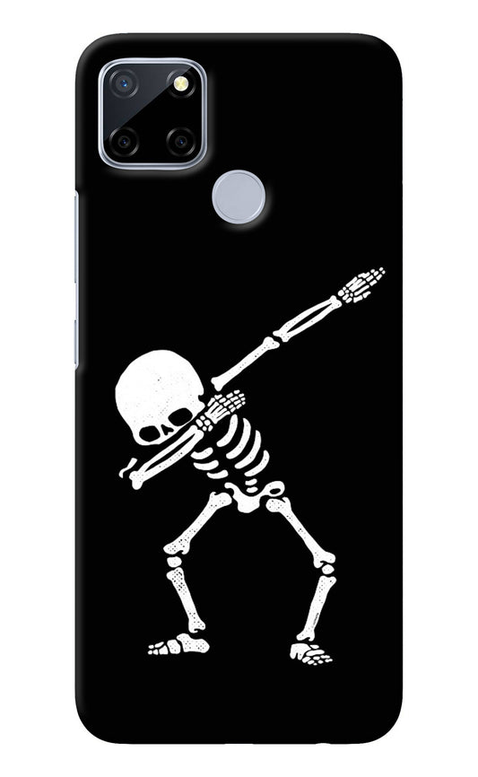 Dabbing Skeleton Art Realme C12/Narzo 20 Back Cover