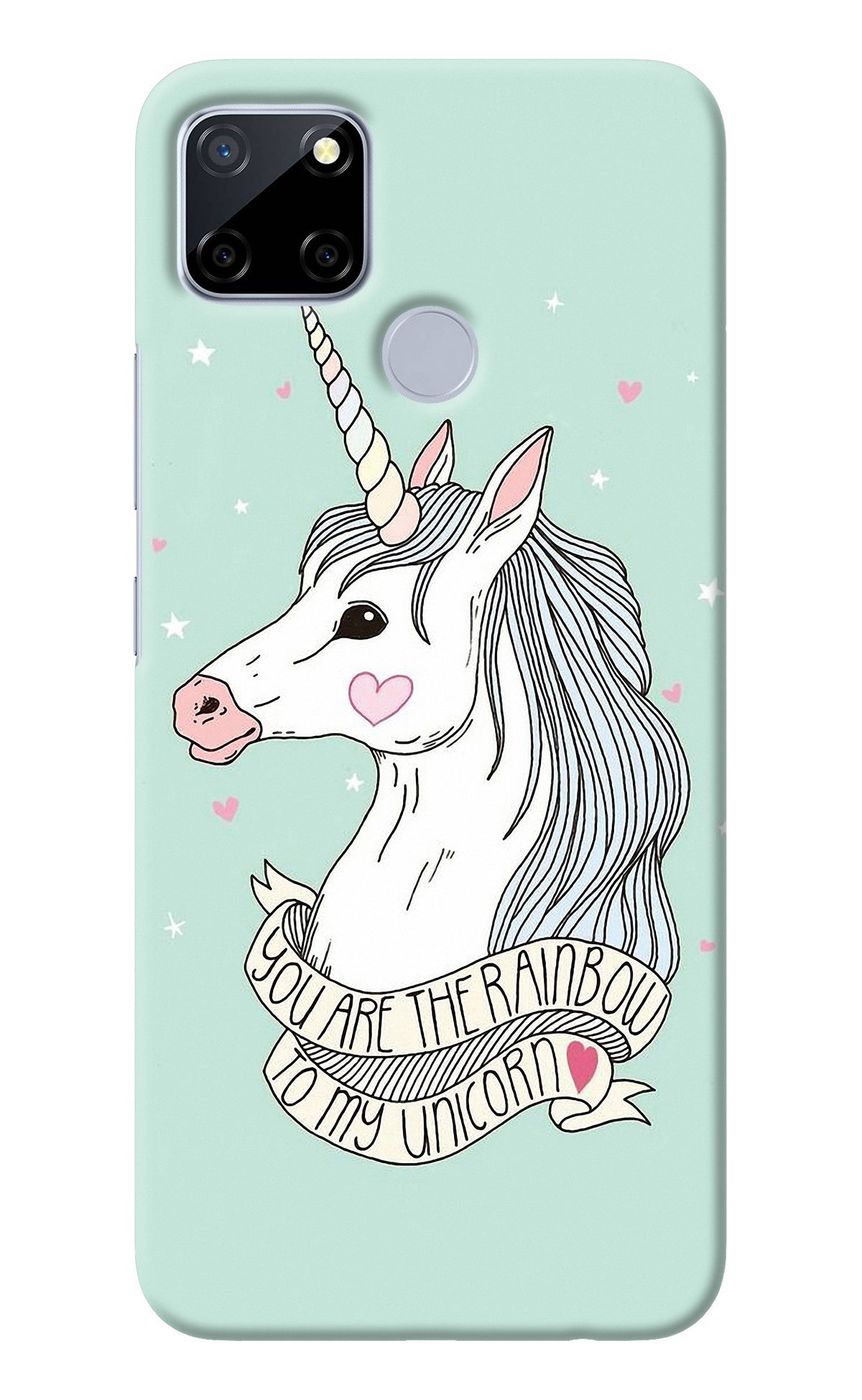 Unicorn Wallpaper Realme C12/Narzo 20 Back Cover